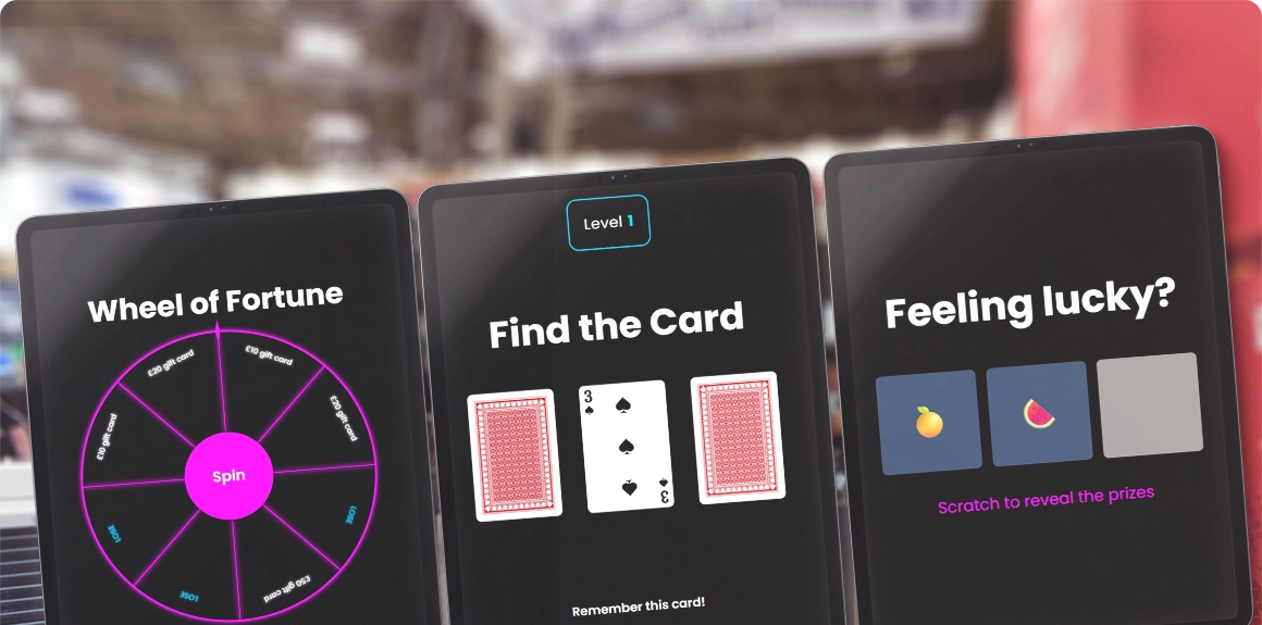 Interactive games for hire